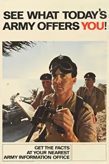 Recruitment Prints: British Army Recruitment Poster Print, 1969