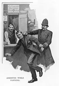 Arrested While Pawning Print