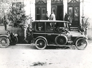 Arriving for ceasefire talks, Focsani, Romania, WW1 Arriving for ceasefire talks, Focsani, Romania, WW1