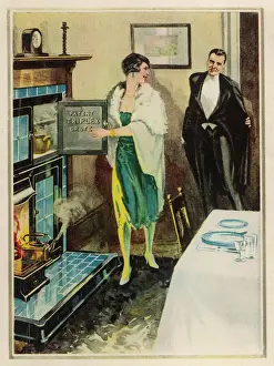 Arriving Home to Supper Print