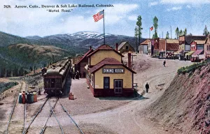 Arrow Railroad Station, Colorado, USA Arrow Railroad Station, Colorado, USA