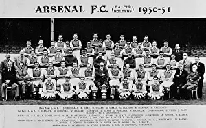 Arsenal Football Club team and officials 1950-1951 Arsenal Football Club team and officials 1950-1951