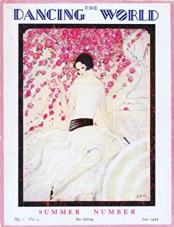 Popular themes/art deco/art deco cover dancing world magazine june 1922 Popular themes/art deco/art deco cover dancing world magazine june 1922
