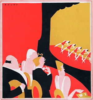 Art deco cover for Theatre World, September 1926 Art deco cover for Theatre World, September 1926