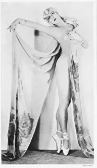Art deco sketch of an unknown Parisian dancer Art deco sketch of an unknown Parisian dancer
