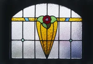 Art Deco Stained Glass Print
