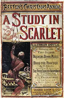 Arthur Conan Doyle Print - A Study in Scarlet