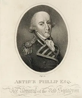 Sydney Prints: Arthur Phillip Print, Naval Commander Portrait
