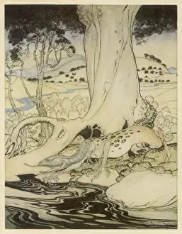 King Arthur and the Questing Beast Print