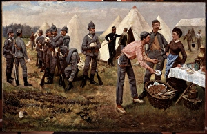 The Artists Rifles in Camp, 1884 The Artists Rifles in Camp, 1884