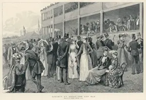 ASCOT 1890 Print: Privileged Enclosure Scene