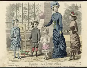 Victorian Children Prints: Five Assorted Children