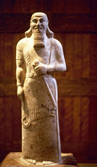 Assyrian King Ashurnasirpal II. Statue Assyrian King Ashurnasirpal II. Statue