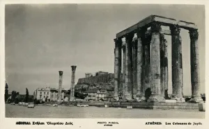 Athens, Greece - The Columns of the Temple of Jupiter Athens, Greece - The Columns of the Temple of Jupiter