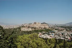 Panoramic View of Acropolis and Lycabettos Hill Print