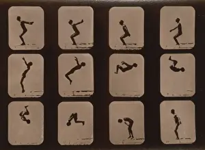 Vintage Gymnast Photos Prints: Athletes. Back summersault