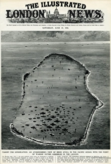 Atom bombers view of Bikini Atoll by G. H. Davis Atom bombers view of Bikini Atoll by G. H. Davis