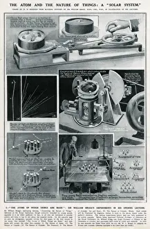 Atomic Theory Prints: Atoms of which things are made
