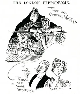 Audience types at the London Hippodrome 1904 Audience types at the London Hippodrome 1904