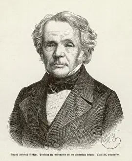German Scientist Biography Prints: August Ferdinand Mobius