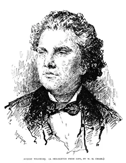 German Classical Musicians Prints: August Wilhelmj