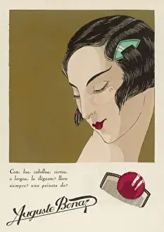 1920s Fashion Accessories Prints: Auguste Bonaz Comb