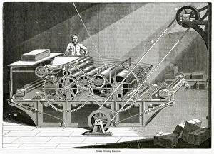 Augustus Applegath and Edward Cowper's printing machine 1833 Augustus Applegath and Edward Cowper's printing machine 1833