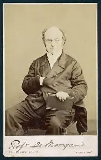 Mathematician Portrait Prints: Augustus De Morgan / Cdv