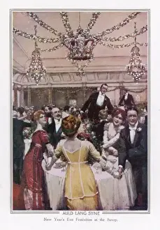New Year's Eve Traditions Prints: AULD LANG SYNE