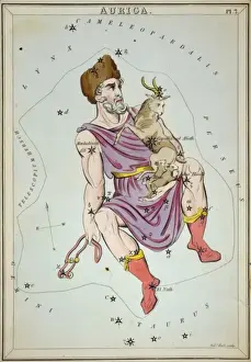 Ancient Astronomy Art Prints: Auriga