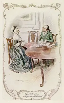 Mrs. Ferrars Print - A Watercolour Illustration from Sense and Sensibility