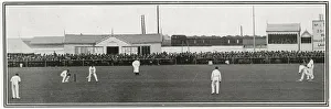 Australia beating England at cricket by three runs Australia beating England at cricket by three runs