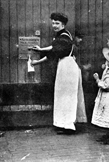 Automatic Milkman Print, 1909