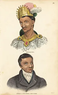 The Aztec king Montezuma II and Tuscarora The Aztec king Montezuma II and Tuscarora