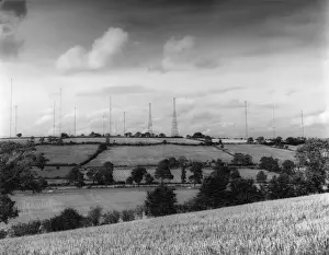 B.B.C. Masts Print: Daventry Television Mast, 1960s