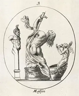 Mythological Artwork Online Prints: Bacchante in Ecstasy - 2