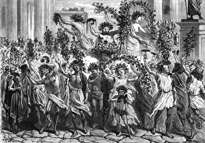 Bacchus Mythology Prints: Bacchic Feast, Athens