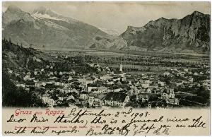 Bad Ragaz, canton of St. Gallen in Switzerland Bad Ragaz, canton of St. Gallen in Switzerland