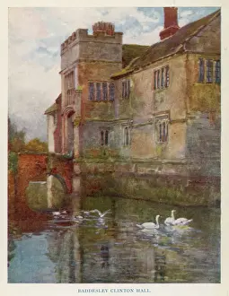 15th Century Baddesley Clinton Hall Print