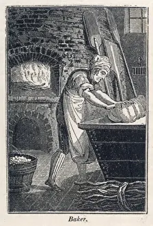 Traditional Baking Techniques Prints: BAKER 1827