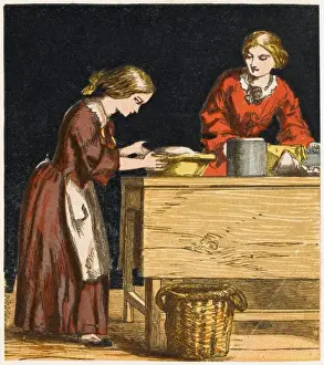 Mother Daughter Baking Prints: Baking Raspberry Pie