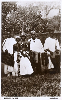 Balangy players, Sierra Leone, West Africa Balangy players, Sierra Leone, West Africa