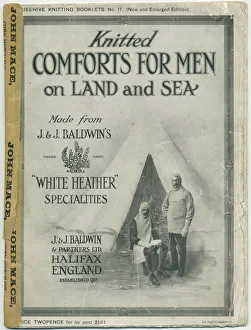 Baldwins knitting leaflet, WW1 Baldwins knitting leaflet, WW1