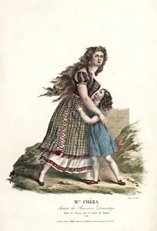 Ballerina Marie Cheza in the ballet-pantomime Jenny, 1824 Ballerina Marie Cheza in the ballet-pantomime Jenny, 1824