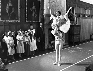 Ballet dancers at Lanhydrock House, Cornwall Ballet dancers at Lanhydrock House, Cornwall
