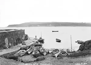Early 20th Century Ballycastle Harbour Print