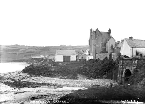 Ballygally Castle Print: Early 20th Century View
