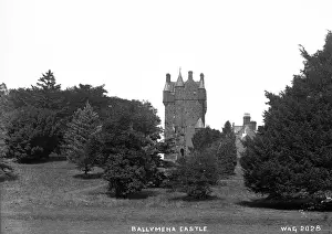 Ballymena Castle Print - Early 1900s View