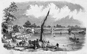 Thames River Crossing Prints: Barnes Railway Bridge