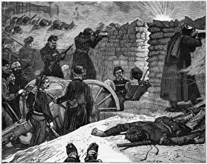 French Historical Events Prints: The Last Barricade